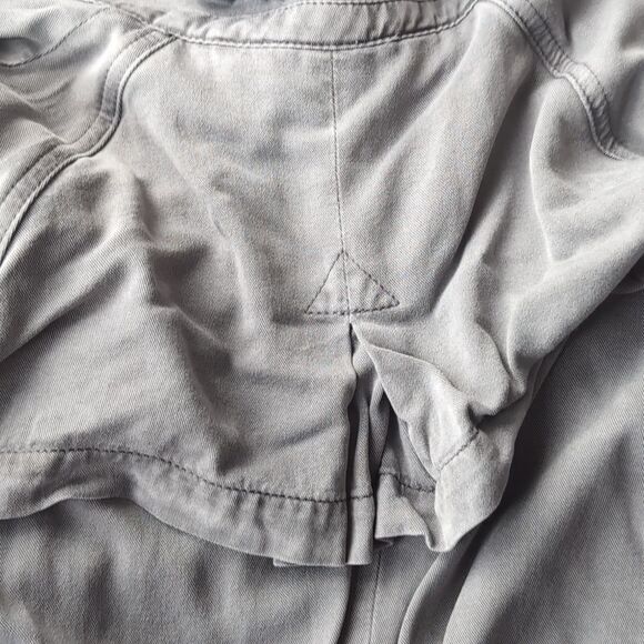 Max Jeans Grey  Lightweight Relaxed Fit Chore Jacket Khaki Size M - Picture 9 of 10